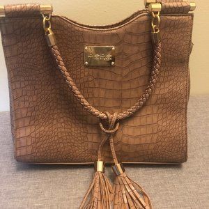 BEBE  Croco Handbag